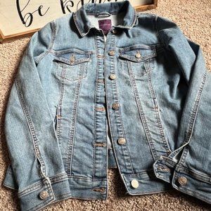 Jean/Denim Jacket - Gloria Vanderbilt - Size Medium - Stretch